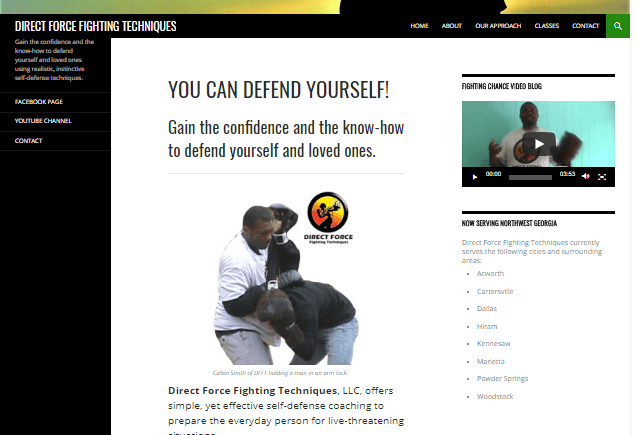 Direct Force Fighting Techniques Homepage